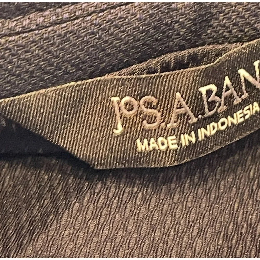 Jos A Bank Traveler Tech Navy Wool Blend Sport Coat Blazer 48 Long Slim Fit NWOT